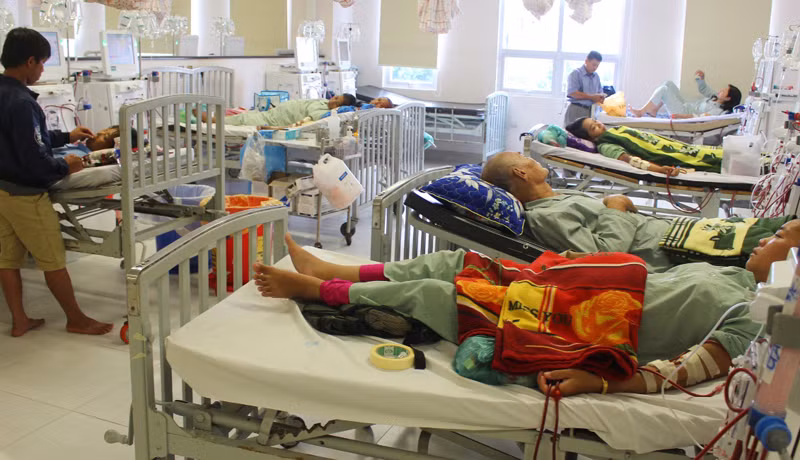 Khu vực dành cho bệnh nhân lọc thận