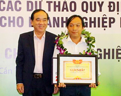 Dự án của anh Sơn đạt giải Nhất cuộc thi khởi nghiệp tại TP Cần Thơ