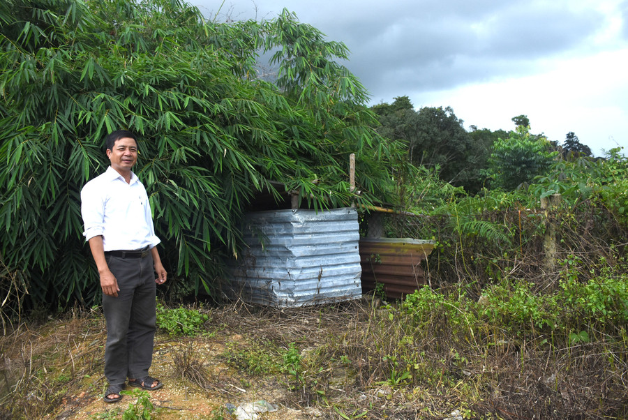 Khu vệ sinh của Trường Dân tộc bán trú THCS Tu Mơ Rông