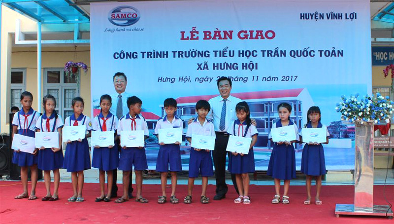 Lễ bàn giao công trình trường học tại xã Hưng Hội (H.Vĩnh Lợi, Bạc Liêu) Lễ bàn giao công trình trường học tại xã Hưng Hội (H.Vĩnh Lợi, Bạc Liêu)