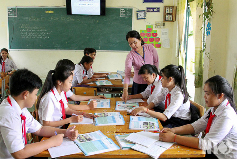 Một tiết học Địa lý ở Trường THCS Ngô Sĩ Liên, Ninh Thuận