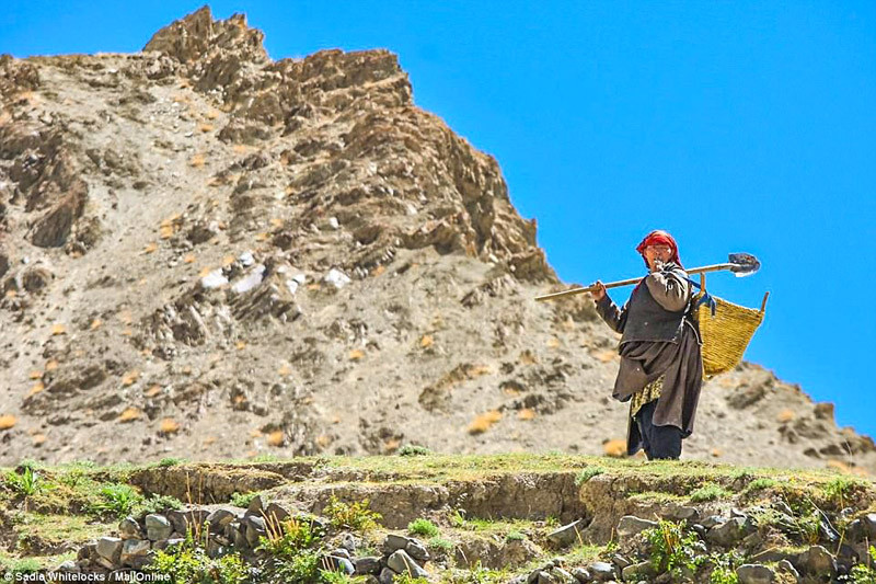 Dân làng chủ yếu sống bằng nghề nông