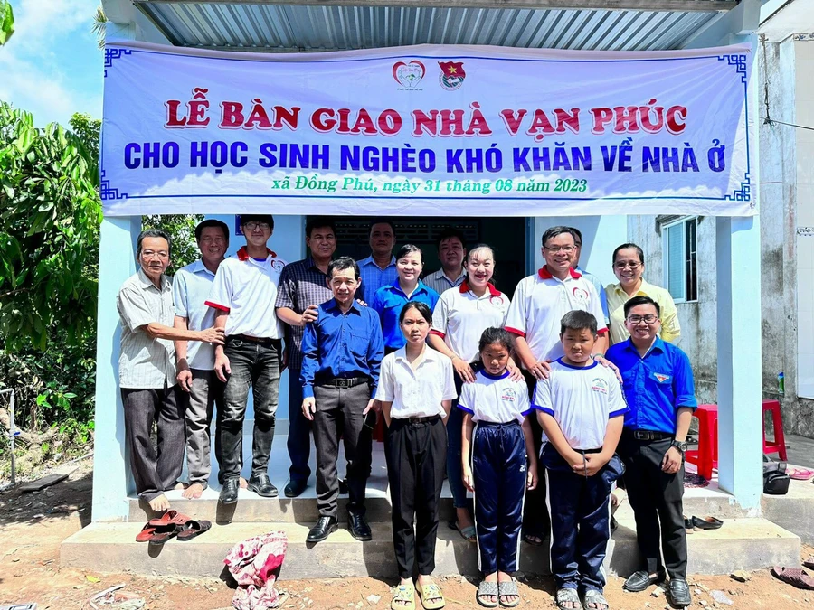 Căn nhà được xây dựng khang trang