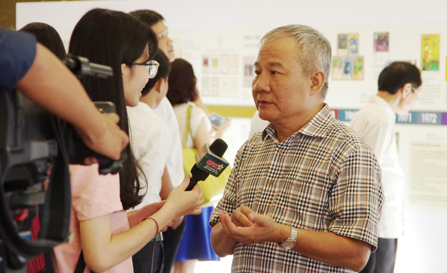 Nhà văn Trần Đức Tiến trả lời báo chí về văn học thiếu nhi