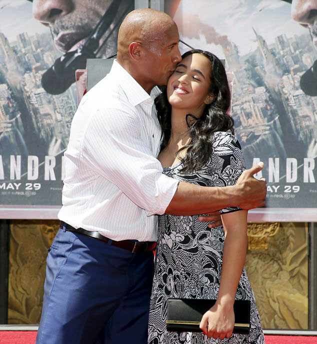 Dwayne Johnson chúc mừng con gái được chọn làm Đại sứ Quả cầu vàng 2018 Dwayne Johnson chúc mừng con gái được chọn làm Đại sứ Quả cầu vàng 2018