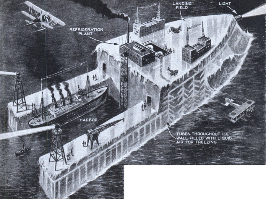 Thiết kế chi tiết tàu sân bay Habakkuk Thiết kế chi tiết tàu sân bay Habakkuk