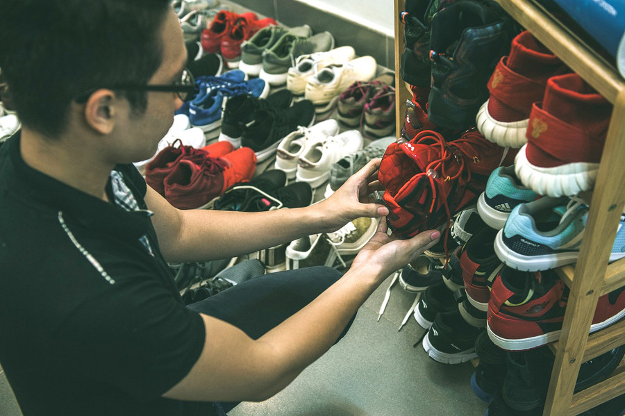 Chăm sóc giày tại cơ sở của Extrim