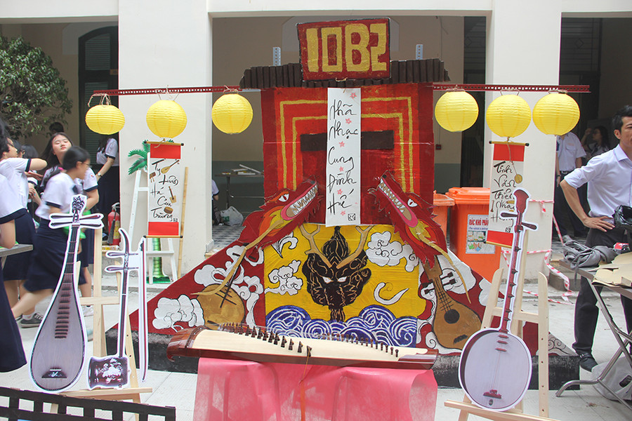 Gian trưng bày di sản Nhã nhạc cung đình Huế