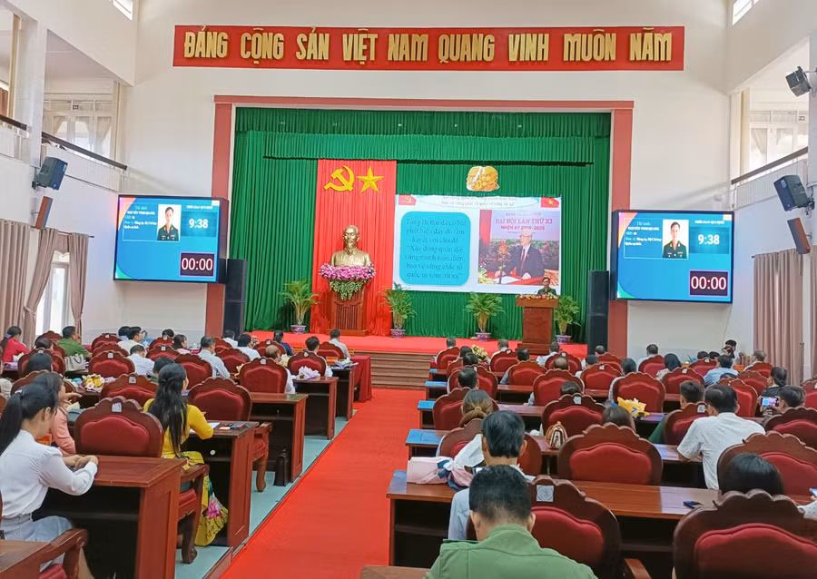 Toàn cảnh hội thi.