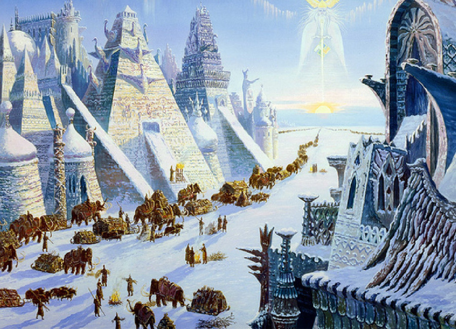 Người cổ đại tin rằng sâu trong Bắc cực là thiên đường, nơi tận cùng Trái đất