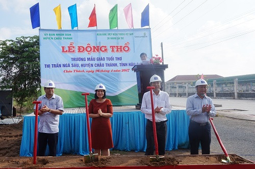 Khởi động xây dựng Trường Mẫu giáo Tuổi Thơ từ nguồn xã hội hóa (tháng 4/2017)