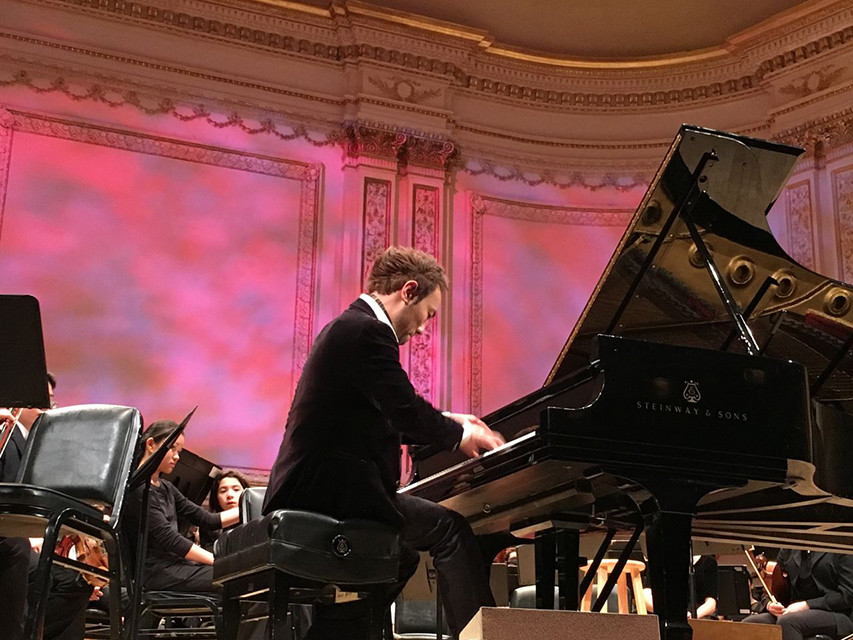 Gohei Nishikawa trình diễn tại Steinway Hall, New York