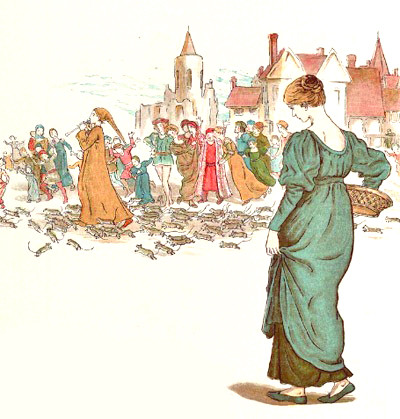 Cư dân chứng kiến lũ chuột kéo đi theo tiếng sáo