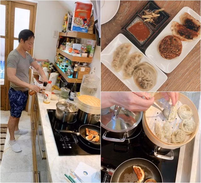 Những bữa cơm do chính tay ông xã Phan Như Thảo nấu.