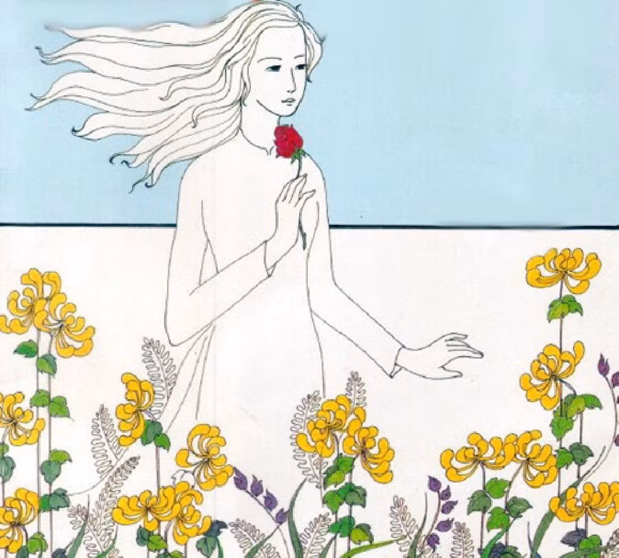 Cô giáo tựu trường