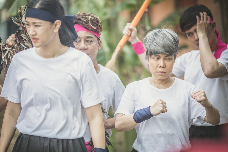 Việt Hương trong phim Xóm trọ 3D