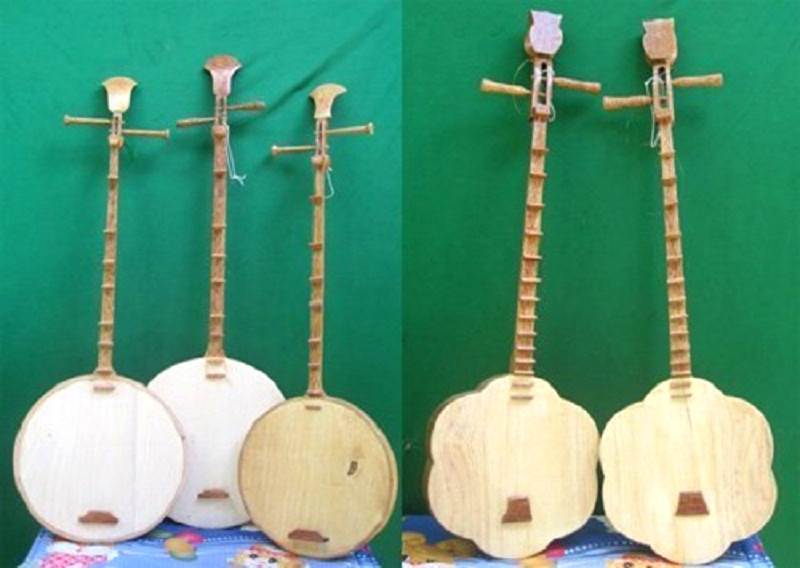 Những nhạc cụ bằng gỗ dừa do nhạc sĩ - nghệ nhân Ba Bá chế tác Những nhạc cụ bằng gỗ dừa do nhạc sĩ - nghệ nhân Ba Bá chế tác