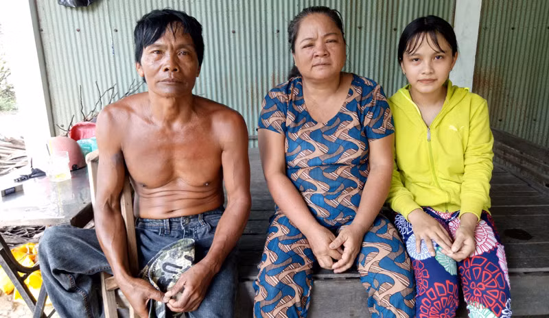 Gia đình anh Hồ Văn Tân