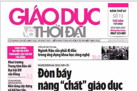 Tin tức báo in 15/1: Nền tảng xây dựng xã hội học tập, học tập suốt đời