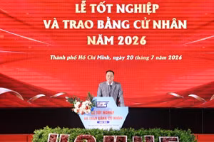 Lễ tốt nghiệp và trao bằng cử nhân năm 2026 của Trường Đại học Sư phạm Thành phố Hồ Chí Minh. Ảnh tư liệu.