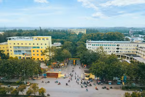 Một góc Đại học Trà Vinh.