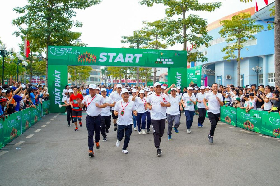 Giải Marathon “KienAn Charity fun run năm 2023 (ảnh minh hoạ).