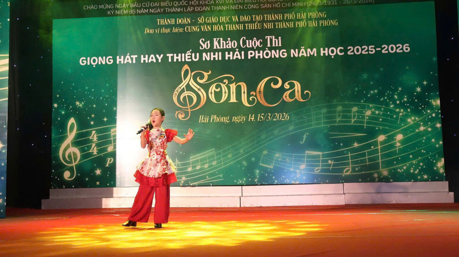 Thí sinh tham dự vòng Sơ khảo Cuộc thi “Sơn Ca” năm học 2025-2026. (Ảnh ITN).