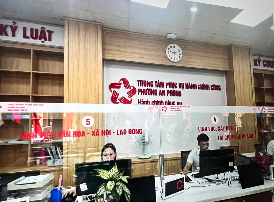 Phường An Phong, TP Hải Phòng là tiên phong trong cải cách hành chính.