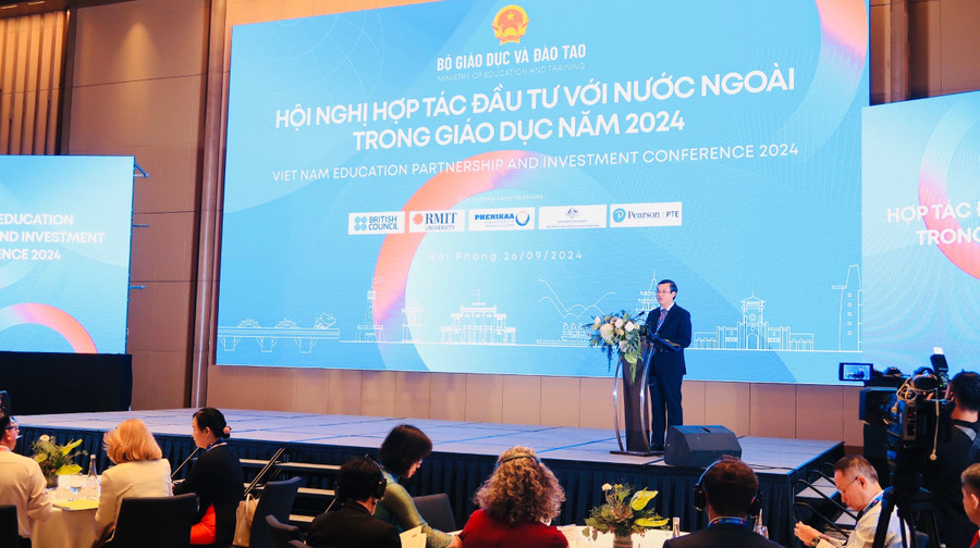 Chương trình Hội nghị Hợp tác đầu tư với nước ngoài trong giáo dục năm 2024.