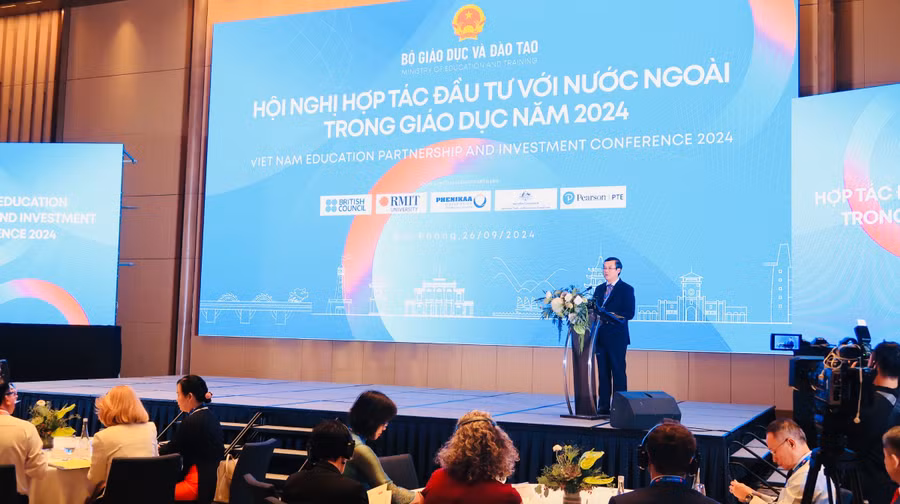 Chương trình Hội nghị Hợp tác đầu tư với nước ngoài trong giáo dục năm 2024.