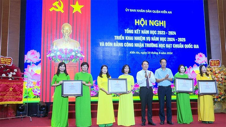 Ngành Giáo dục quận Kiến An với nhiều điểm nhấn thành tích.