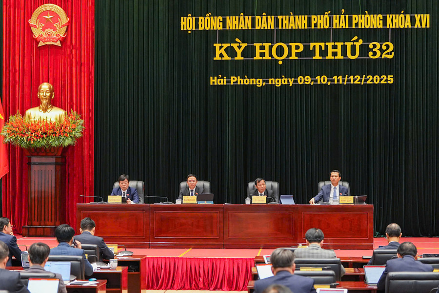 Kỳ họp thứ 32 HĐND TP Hải Phòng.