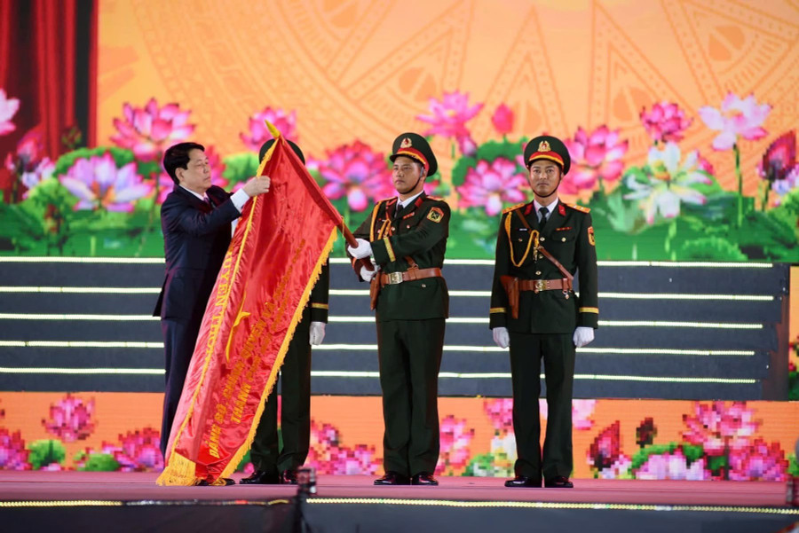 Chủ tịch nước Lương Cường đánh giá, sau 70 năm, Hải Phòng đã đạt được nhiều thành tựu đặc biệt quan trọng. img-8919.jpg