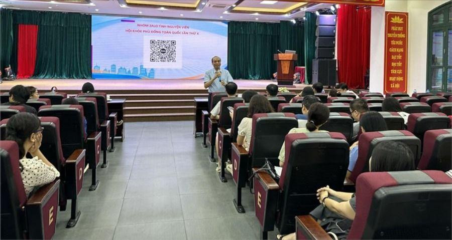 Hội nghị tập huấn lực lượng Tình nguyện viên tham gia hỗ trợ HKPĐ toàn quốc lần thứ X năm 2024 tại thành phố Hải Phòng.