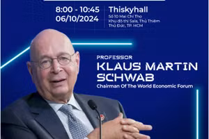 Giáo sư Klaus Schwab – Nhà sáng lập kiêm Chủ tịch Diễn đàn Kinh tế thế giới.
