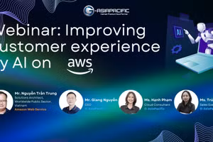 Các diễn giả tham gia hội thảo trực tuyến “Improving Customer Experience by AI on AWS”.