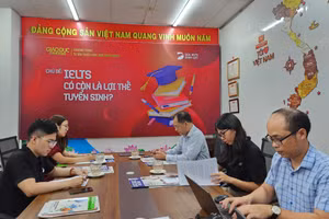 Buổi giao lưu trực tuyến chủ đề “IELTS có còn là lợi thế tuyển sinh?” diễn ra từ 9h30 ngày 14/4.