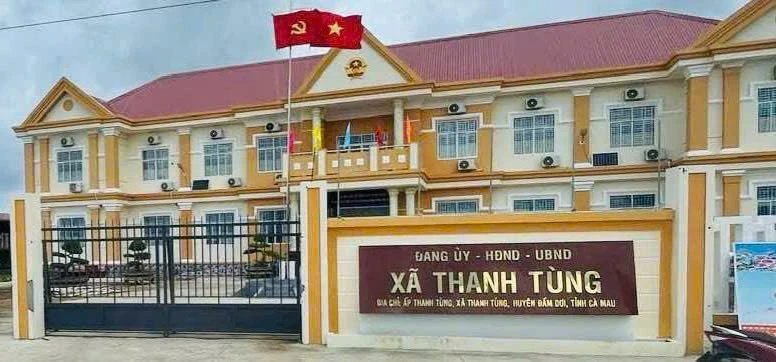 Trụ sở Đảng ủy, UBND xã Thanh Tùng, Đầm Dơi, Cà Mau.