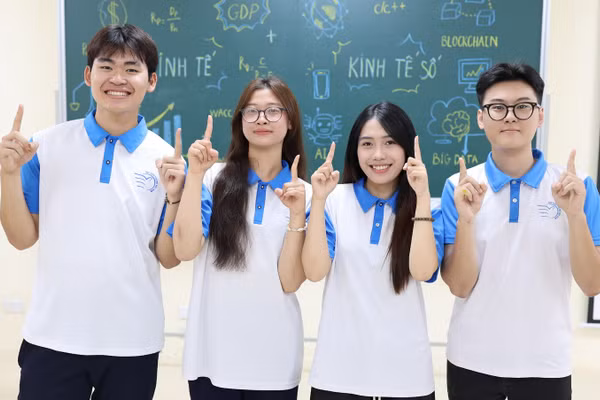 Sinh viên ngành Kinh tế, Học viện Phụ nữ Việt Nam.