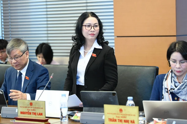 GS.TS Nguyễn Thị Lan - đại biểu Quốc hội TP Hà Nội, Giám đốc Học viện Nông nghiệp Việt Nam.