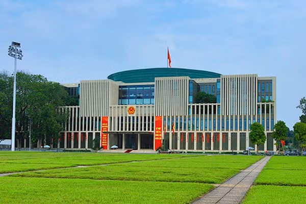 Kỳ họp không thường lệ lần thứ nhất, Quốc hội khóa XVI được tổ chức theo hình thức họp tập trung tại Nhà Quốc hội, Thủ đô Hà Nội. Ảnh/internet.