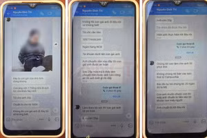 Các đối tượng lừa "bắt cóc online" rồi liên lạc với người thân của nạn nhân để đòi tiền chuộc. Ảnh: Công an Cần Thơ cung cấp