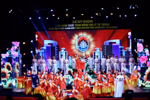 Chương trình nghệ thuật “Lý Tự Trọng - Người Đoàn viên thanh niên cộng sản đầu tiên”.