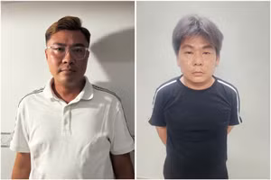 Hai đối tượng Nguyễn Phước Tiền (trái) và Lê Ngọc Đức. Ảnh: CACC.