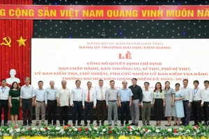 Lễ Công bố Quyết định tại Trường Đại học Kiên Giang.