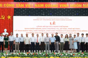 Lễ Công bố Quyết định tại Trường Đại học Kiên Giang.