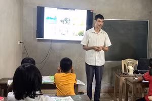 Một buổi dạy học tiếng Anh của anh Nguyễn Cảnh Dương.