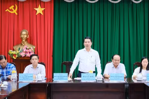 Hội nghị sơ kết 6 tháng đầu năm của Sở Công thương TP Cần Thơ. Ảnh: Yến Phương.