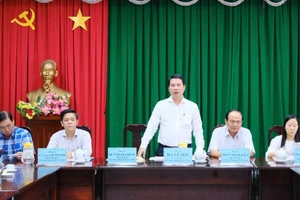 Hội nghị sơ kết 6 tháng đầu năm của Sở Công thương TP Cần Thơ. Ảnh: Yến Phương.