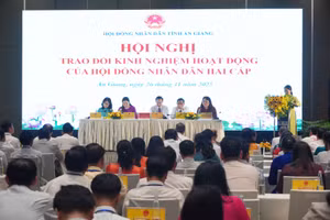 Hội nghị Trao đổi kinh nghiệm hoạt động của HĐND hai cấp tỉnh An Giang. 